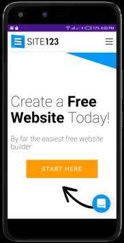 Site123 Wab Creator 1 تصوير الشاشة