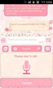 Lovepetal GO Keyboard Theme screenshot 3