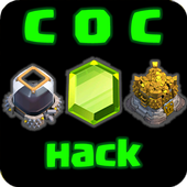 ikon COC Gems Hack prank
