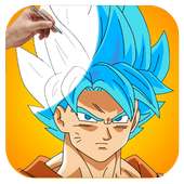How to Draw Super Saiyan God on 9Apps
