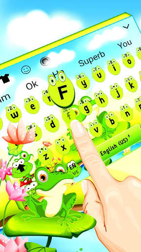 Cute Frog Keyboard Theme🐸 screenshot 3