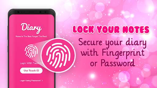 Diary with lock - My journal, Personal Diary App screenshot 1