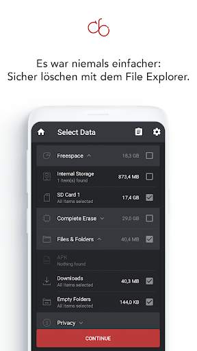 cb Eraser - Daten Sicher Löschen screenshot 5