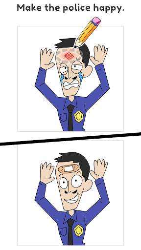 Draw Happy Police - Draw Games screenshot 2