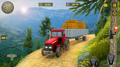 Heavy Tractor Trolley Cargo Simulator 2020 screenshot 15