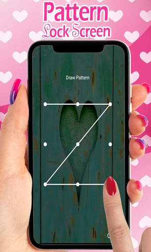 Love Lock screen HD Love Hearts wallpapers pattern 3 تصوير الشاشة