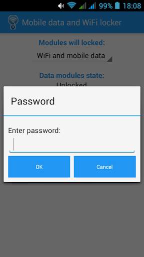 WiFi and cellular data locker screenshot 3