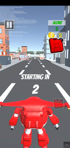Super Robot Car flying Wings screenshot 1
