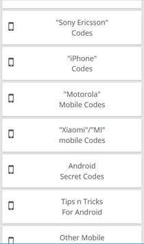 All Mobile Phone Codes screenshot 3