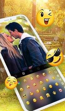 Romantic Couple Love Photo Keyboard Theme screenshot 4