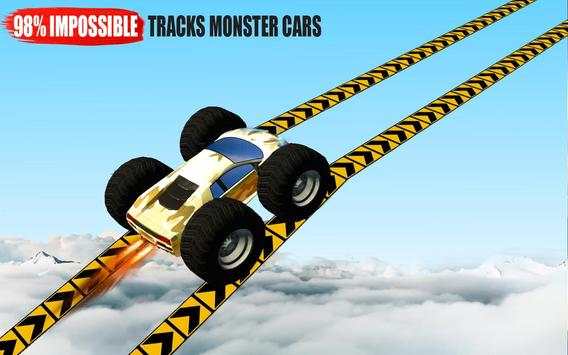 98% Impossible Monster Car Race screenshot 1