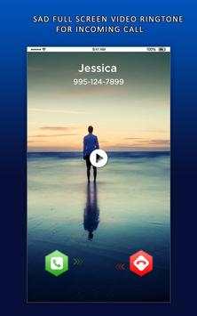 Sad Full Screen Video Ringtone For Incoming Call screenshot 2