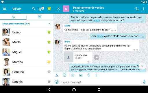 VIPole Secure Messenger screenshot 8