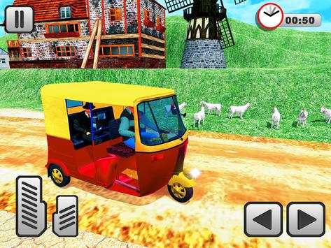 Tuk Tuk Auto Rickshaw - Off Road Drive Sim screenshot 8