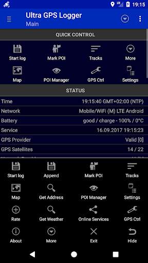 Ultra GPS Logger Lite screenshot 2