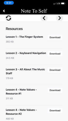Note To Self Piano Lessons: Learn To Play Piano screenshot 8