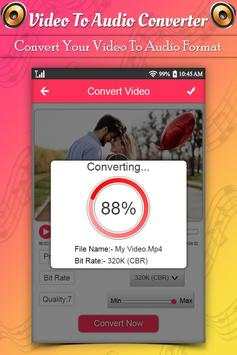 Video to Audio Converter:  Video to MP3 4 تصوير الشاشة