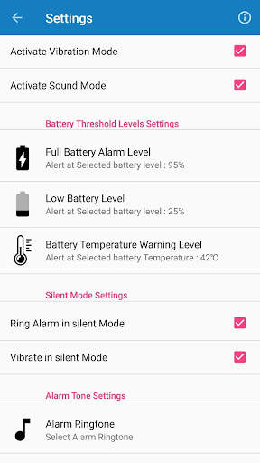 Full Battery Charge Alarm screenshot 8
