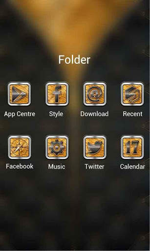 Luxury Retro GO Launcher Theme screenshot 4
