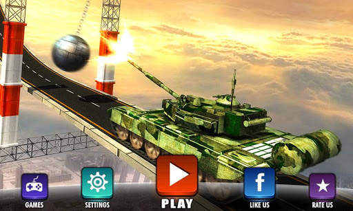 Impossible Army Tank Driving Simulator Tracks screenshot 1
