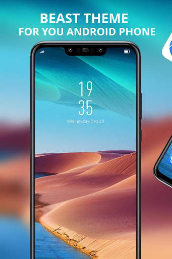 Theme for galaxy m10 mountain classic launcher screenshot 1