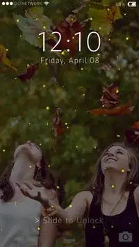 My Photo Fireflies lockscreen screenshot 3