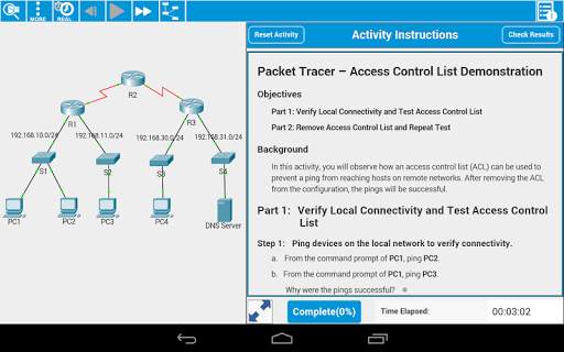 Cisco Packet Tracer Mobile screenshot 1