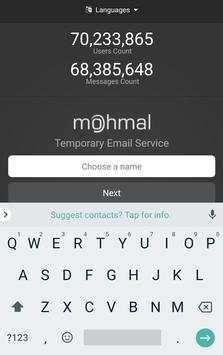 TempMail - Provides Temporary Email By One Click 5 تصوير الشاشة
