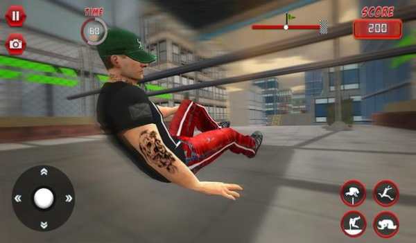 simulador parkour azotea: correr, voltear y rodar screenshot 12