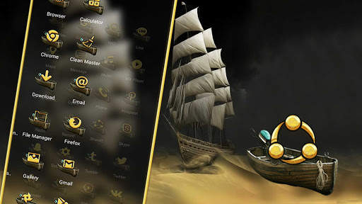 Sand Ship Launcher Theme screenshot 3