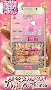 Photo Keyboard-My Cute Themes screenshot 6