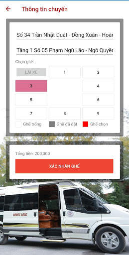 Hoang Long Bus screenshot 3