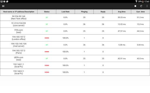 Ping(Host) Monitor 16 تصوير الشاشة