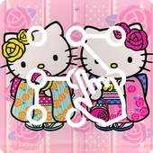 Hi Kitty Hello Fluffy PetPIN Lock Screen Wallpaper иконка