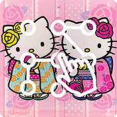 Hi Kitty Hello Fluffy PetPIN Lock Screen Wallpaper 1.0