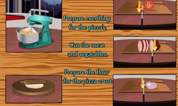 Kids cooking game - make pizza screenshot 1