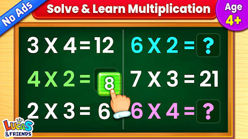 Kids Multiplication Math Games screenshot 1