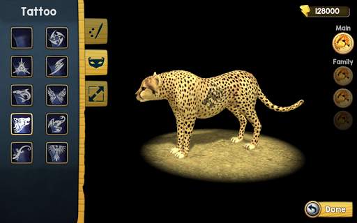 Wild Cheetah Sim 3D स्क्रीनशॉट 3
