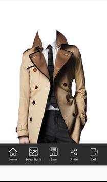 Men Trench Coat Photo Suit screenshot 4