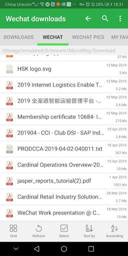 Download manager for Wechat screenshot 2