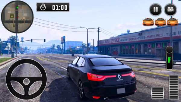 City Driving Renault Car Simulator screenshot 3