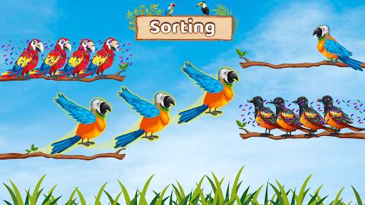 Bird Sort Color Puzzle Game screenshot 6