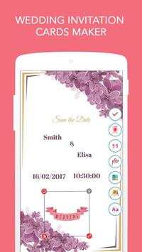 Wedding Invitation Cards Maker screenshot 1