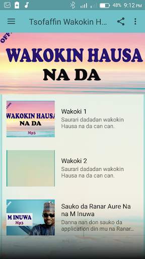 Tsofaffin Wakokin Hausa screenshot 2