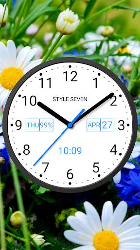 Light Analog Clock-7 2 تصوير الشاشة