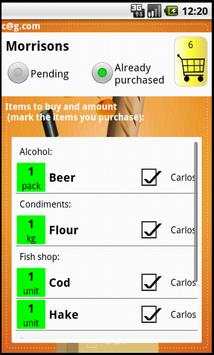LA LISTA shared shopping list screenshot 8