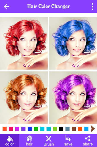 Hair Color Changer скриншот 4