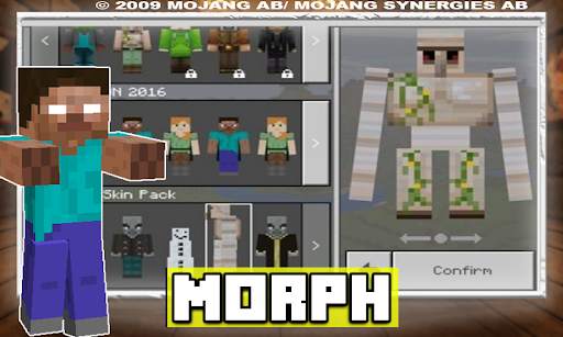 Morph Add-on for Minecraft PE screenshot 1