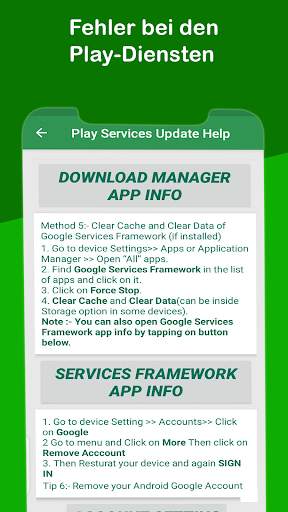 Play Services Update Services screenshot 8
