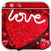 Red Love Rose Keyboard 10001002